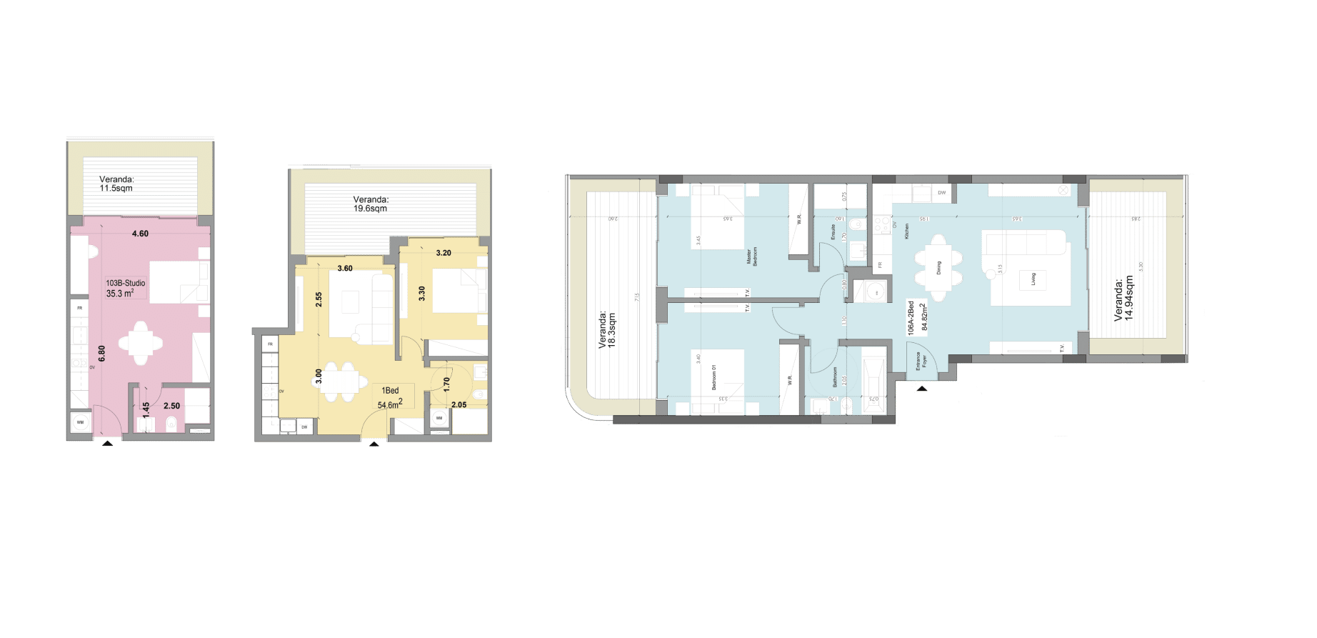 Apartments floorplans